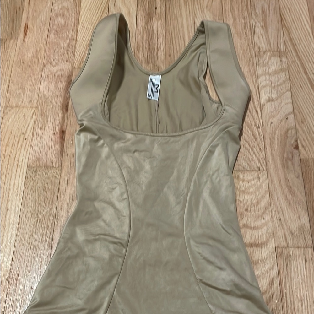 Elegant Tan Sleeveless Top